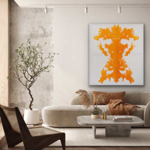 Orange Mirroring! by Astrid Stoeppel  Image: room