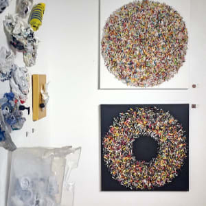 Paperwork #1 by Astrid Stoeppel  Image: Art Miami - Aqua Art 2019