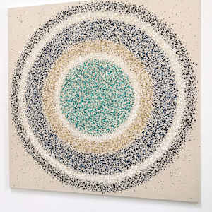 The Nature Circles #2 by Astrid Stoeppel  Image: studio wall