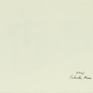 Wharf, Schoodic, Maine by Beverly Hallam 