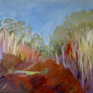 The Pond (unframed) by Suellen Tomkins, Image 1.