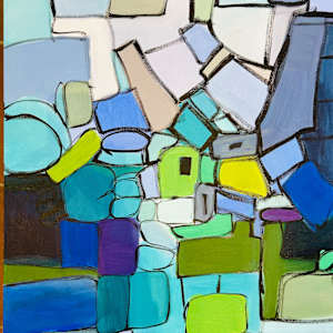 Squares of Blue by Sharon Cathey, Image 1.