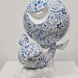 Giggling on Cloud 9 White by Barry Yeow 