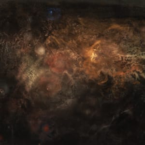 Fuego Gris, 2013, Resinas y Pigmentos especiales sobre aluminio. 150 x 242 cm. by Nicolas Bedel