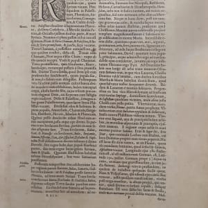 The Holy Land (Palestine), Amsterdam by Willem Janszoon Blaeu  Image: Back side