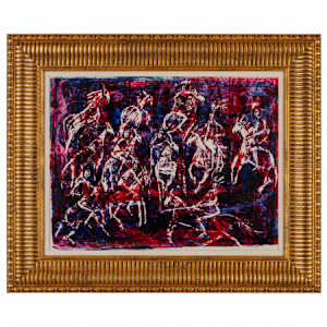 Riders in Violet by Magdalena Radulescu 