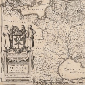 NOVISSIMA RUSIAE TABULA by Isaac Mossa 