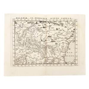 Poland and Hungary by Girolamo Ruscelli