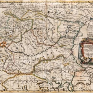 The course of the Danube from Belgrade to the Black Sea - Rome (2nd pcs) by Giacomo Cantelli da Vignola