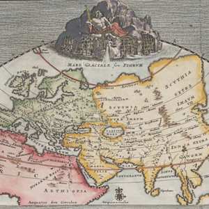 World map, Ancient World after Strabon by Wilhelm Goeree, Jan Goeree