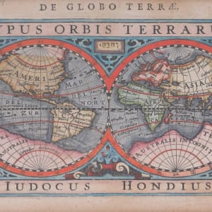 World map, by Gerardus Mercator, 1569, published by Petrus Bertius, Amsterdam, 1616 by Gerardus Mercator, Petrus Bertius