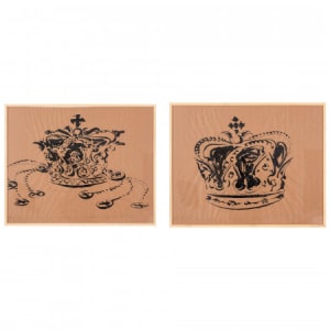 The Royal Crown; Queen Maria's Crown - Diptych (Coroana Regală; Coroana Reginei Maria - Diptic)* by Mircea Cantor