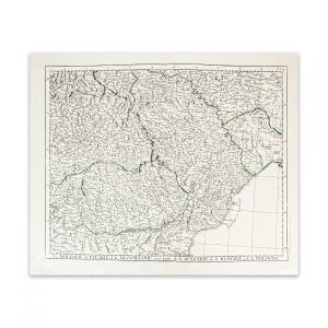 La Moldavie, la Valakie, et la Transilvanie, avec partie de la Bulgarie, de la Hongrie, et de la Pologne by Paolo Santini