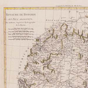 Royaume de Hongrie et pays adjacents [Regatul Ungariei si tarile adiacente] by Rigobert Bonne 