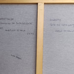 Honestidade - Honesty by Samuel  Image: Back of the painting