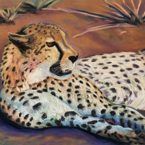 Cheetah Resting by Stuart Burton