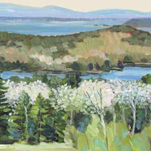 Spring Bloom Beyond Caterpillar Hill by Linda Deming