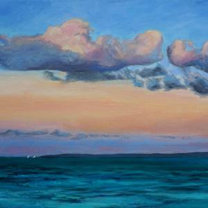 Tropical Sunset by Linda Deming