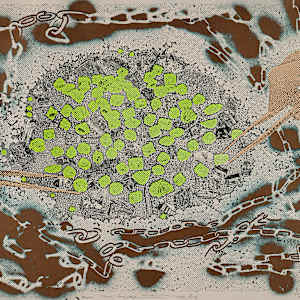 Uden titel by Sigmar Polke