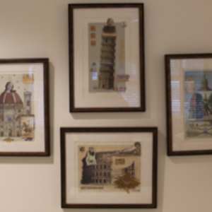 Tower of Pisa, Back Off, 2 Remember Rome, 2 Remember Florence by Jacque Parsley