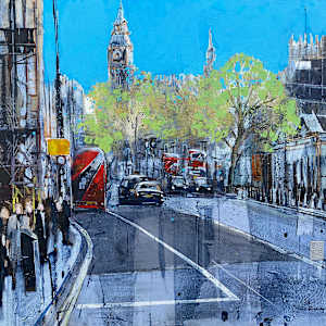 Whitehall buses by Richard Knight