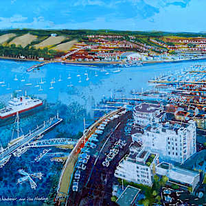 Cowes Panorama by Richard Knight