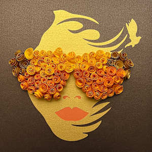 In Bloom (gold) by Jessey Jansen