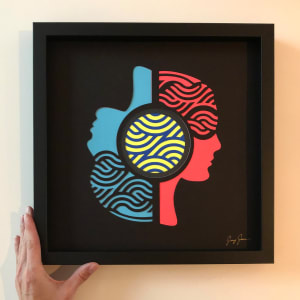 Music In Me by Jessey Jansen  Image: 13 x 13 shadowbox frame
