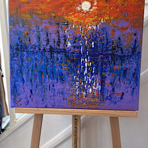 Golden instant by Annabelle Volpi  Image: On the easel