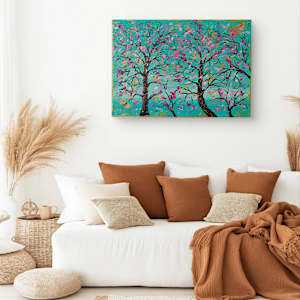 Dance embrace by Annabelle Volpi  Image: Above the sofa