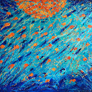 Underwater dance / In to the light by Annabelle Volpi 