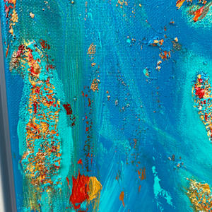 Golden depths, jewels of the sea by Annabelle Volpi 