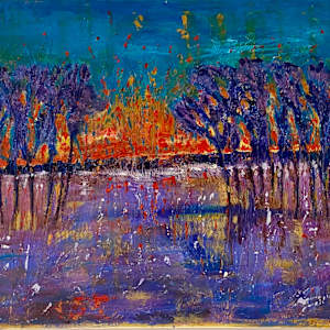 Fiery night by Annabelle Volpi