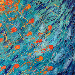 Underwater dream 2 by Annabelle Volpi  Image: Close up to see the texture
