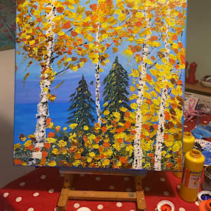Sunny leaves by Annabelle Volpi 