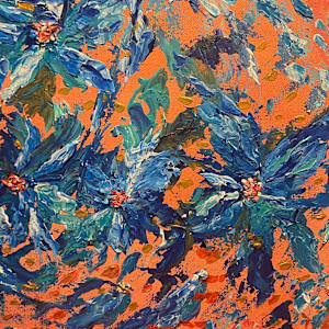 Wild sea flowers by Annabelle Volpi 