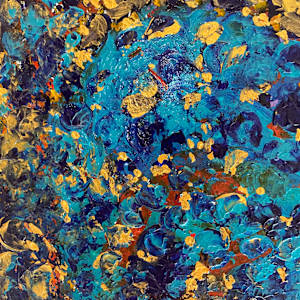 Shimmering ocean by Annabelle Volpi 