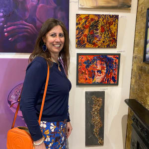 The flower girl by Annabelle Volpi  Image: Boomer gallery opening night