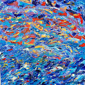 The deep blue by Annabelle Volpi 