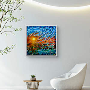 Sunset symphony, a dance of colours by Annabelle Volpi 