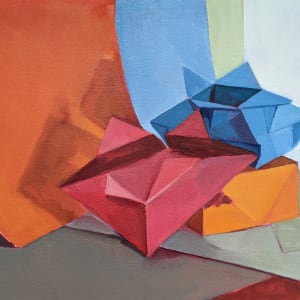 Red, Blue, Orange Boxes No. 1 by Amanda Hanlon