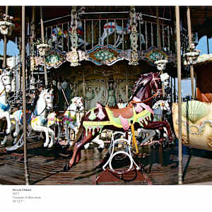 CAROUSEL IN BARCELONA by Steven Oshatz