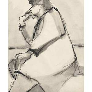 MEN IN THE PARK by Steven Oshatz  Image: Contemplation