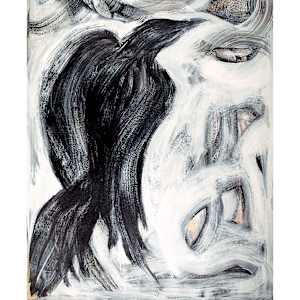CROW IN WINTER by Steven Oshatz