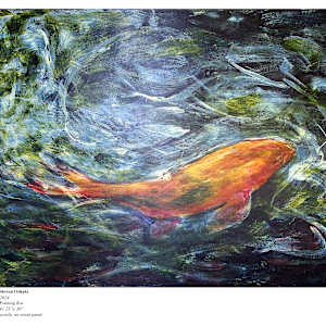 MORNING KOI by Steven Oshatz  Image: Evening Koi
