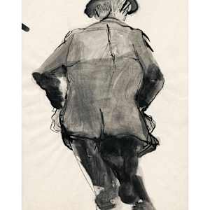 MEN IN THE PARK by Steven Oshatz  Image: Man Walking Away
