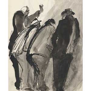 MEN IN THE PARK by Steven Oshatz  Image: Man Waving