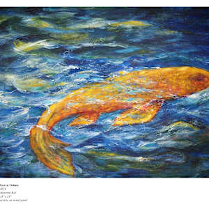 EVENING KOI by Steven Oshatz  Image: Morning Koi