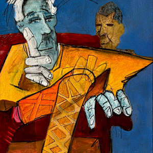 Self Portrait as a Therapist: Inner Dialogue by Robin Walker