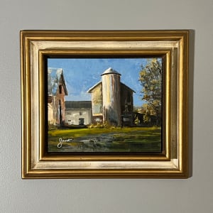 Summer Evenings at Grandad's Farm by Scott Nost  Image:  - Floated and Framed